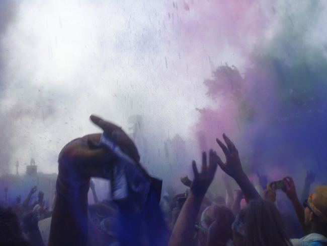 Hands in the Color Run