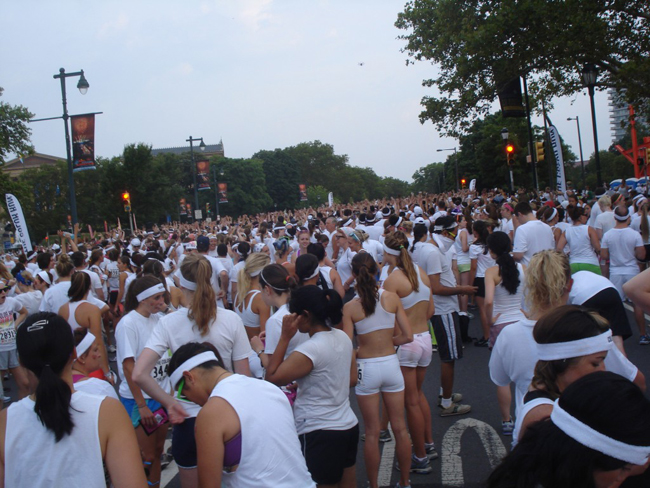 All White Color Run