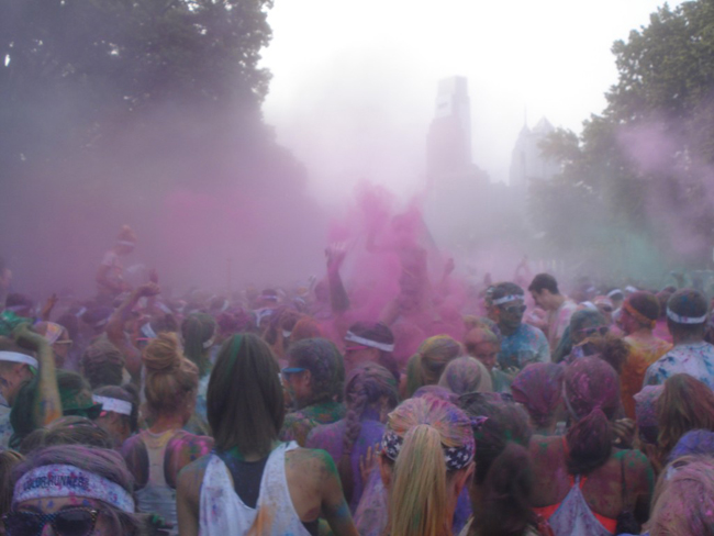 color run paint party