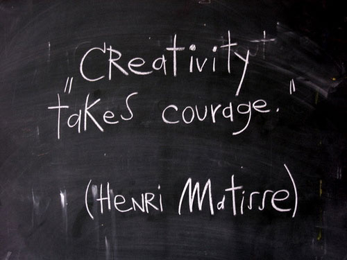 creativity takes courage